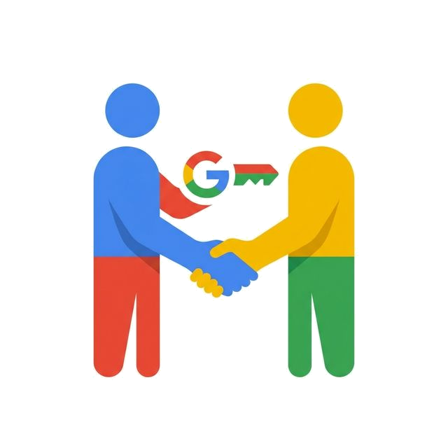 אייקון מדריך מפיץ מורשה Google Workspace ואסימון העברה