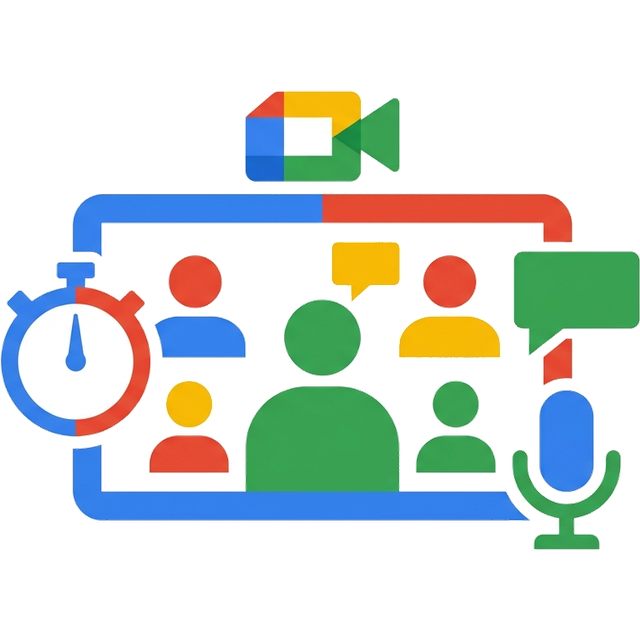 המדריך המלא ל-Google Meet: כלים, טיימר ותוספים לפגישה יעילה